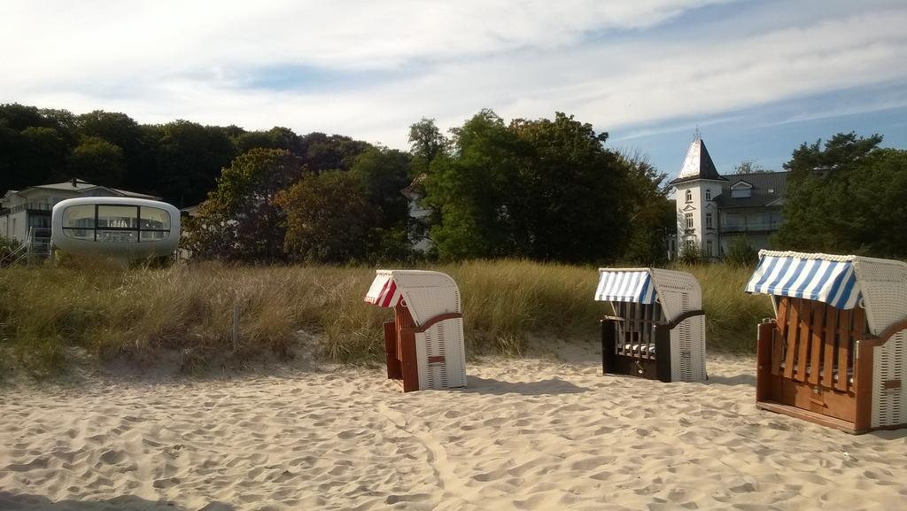 Ruhige Fewo Mit Strandkorb, Villa Stranddistel, Binz Buitenkant foto