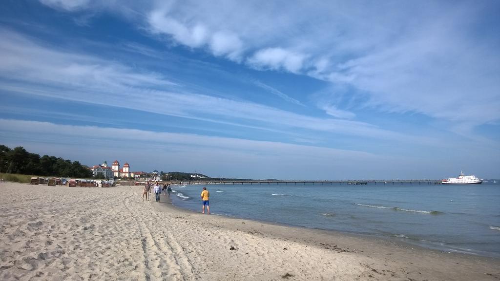 Ruhige Fewo Mit Strandkorb, Villa Stranddistel, Binz Buitenkant foto