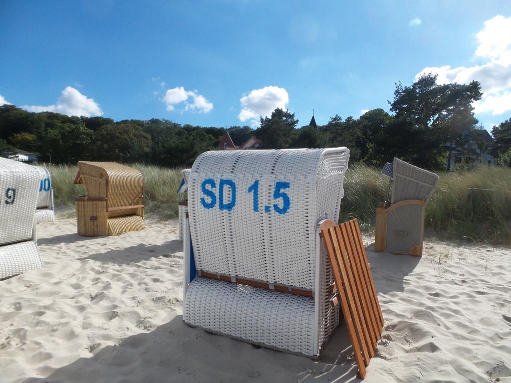 Ruhige Fewo Mit Strandkorb, Villa Stranddistel, Binz Buitenkant foto